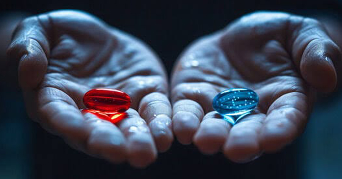 Booze + Blue Pill